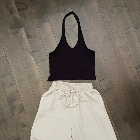 Black halter top!